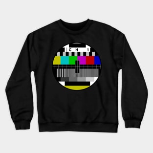 Old school tv test pattern Crewneck Sweatshirt